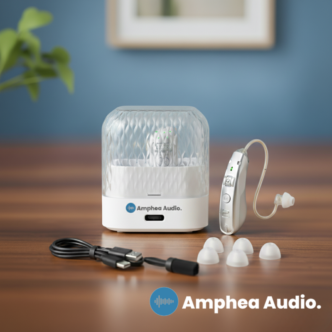 AMPHEA PRO-1™ - The Affordable Rechargeable Hearing Aid