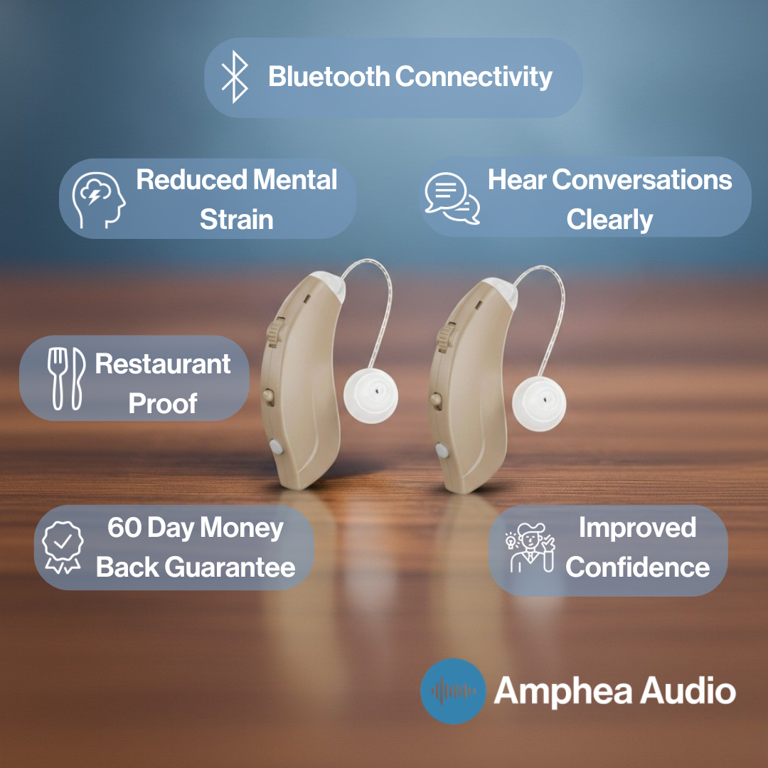 AMPHEA PRO-2™ - The Bluetooth Rechargeable Hearing Aid