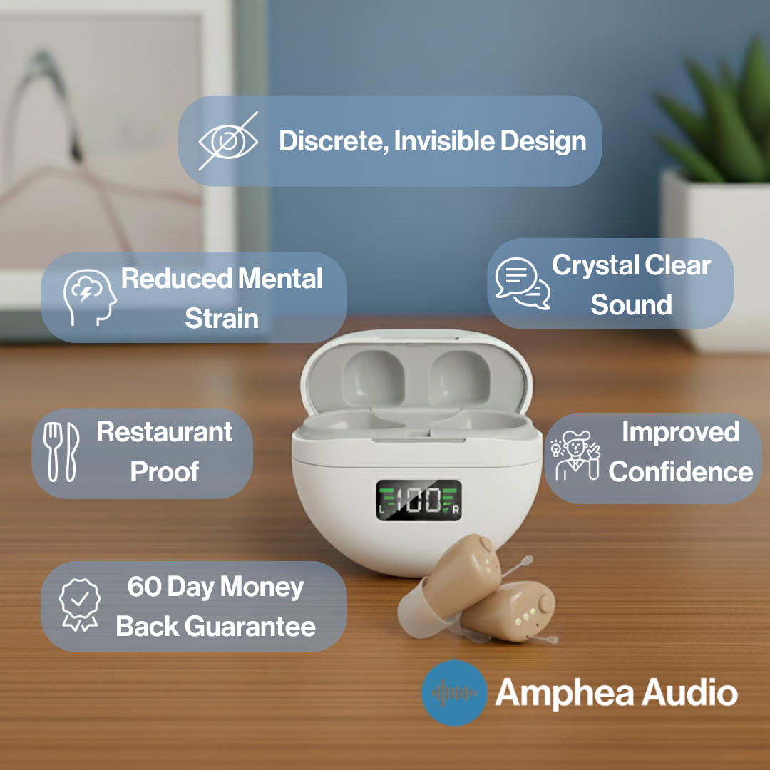 AMPHEA PRO-3™ -The Smallest Wireless Hearing Aid