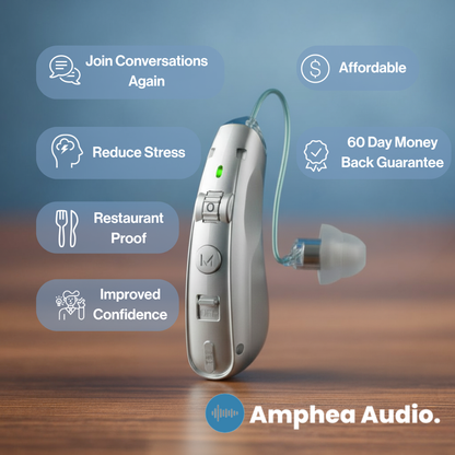 AMPHEA PRO-1™ - The Affordable Rechargeable Hearing Aid