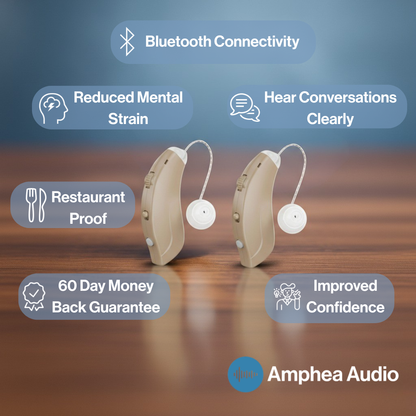 AMPHEA PRO-2™ - The Bluetooth Rechargeable Hearing Aid